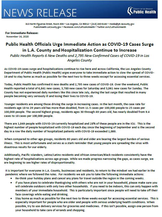 LA Public Health tweet media