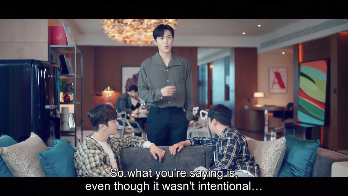 also, it's shown that the way he socializes has impacted his life; ie. not dating anyone until dalmi or people around him becoming frustrated