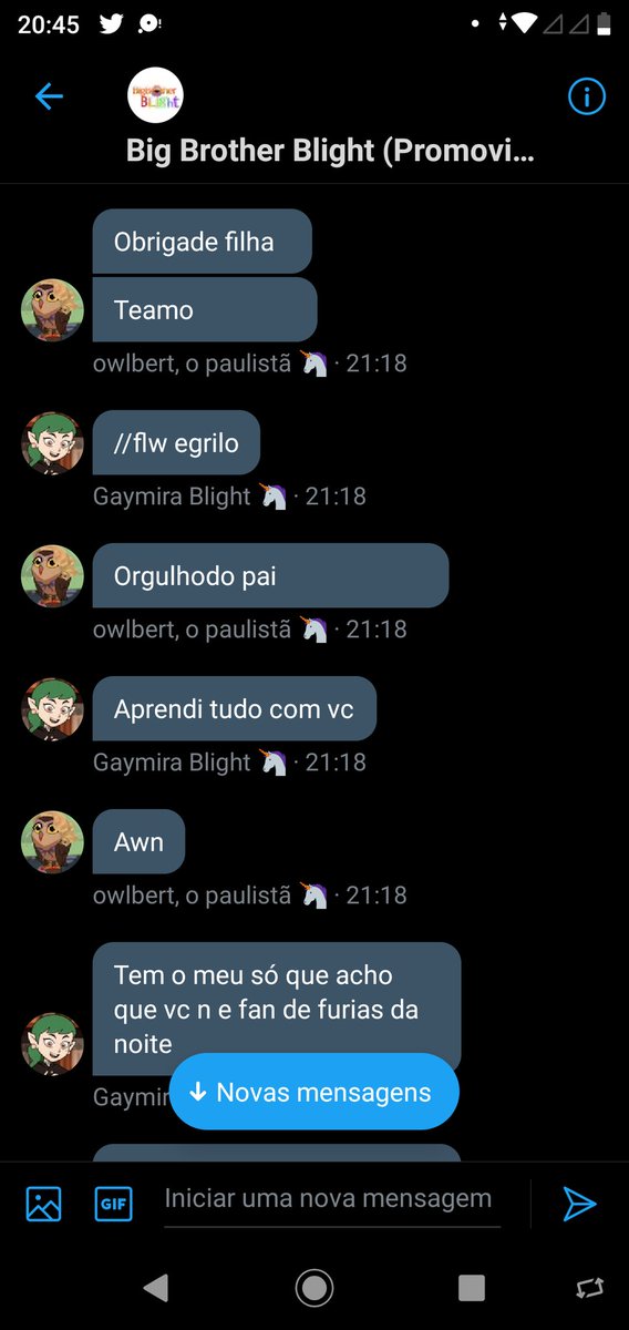 TGHsquad's tweet photo. Momento pai e filha entre @owlbertao  e @_EmiraBlight0_  e a chegada da @OdaliaBlight https://t.co/qepy55drzJ