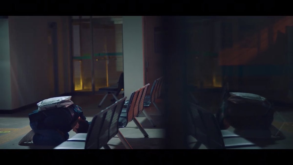 at the bus station, he got down on his knees, bowed his head while sobbing. this could just be melodramatic kdrama stuff, but that is very similar to what i do when im having an (adhd) meltdown. its also not typical to do that in public so to me that had to be a form of stimming.