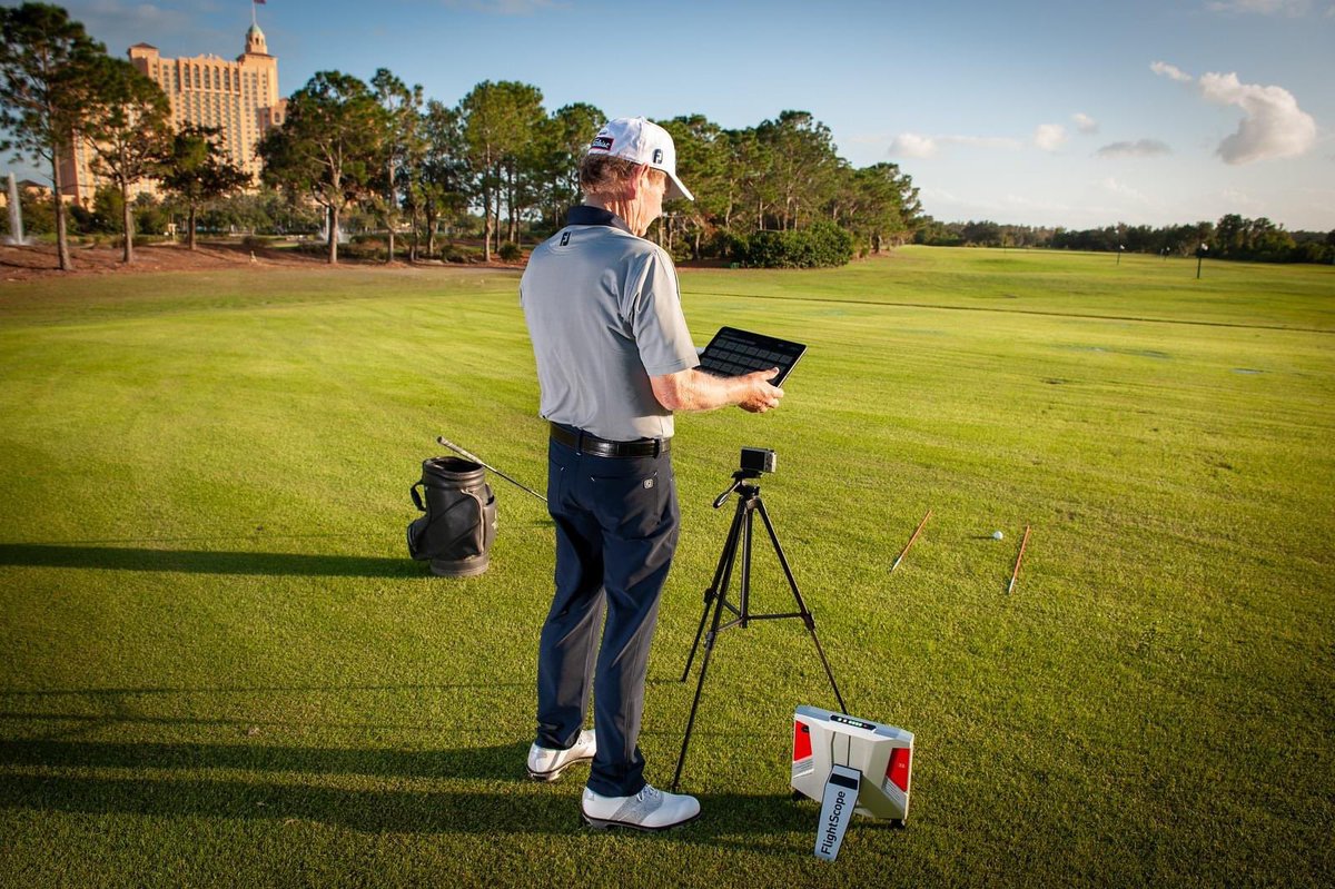 LarryRinker's tweet photo. Great to be back @RC_ORLANDO Golf Club for the season. @FlightScopeGolf #environmentaloptimizer https://t.co/KndksTdEe3