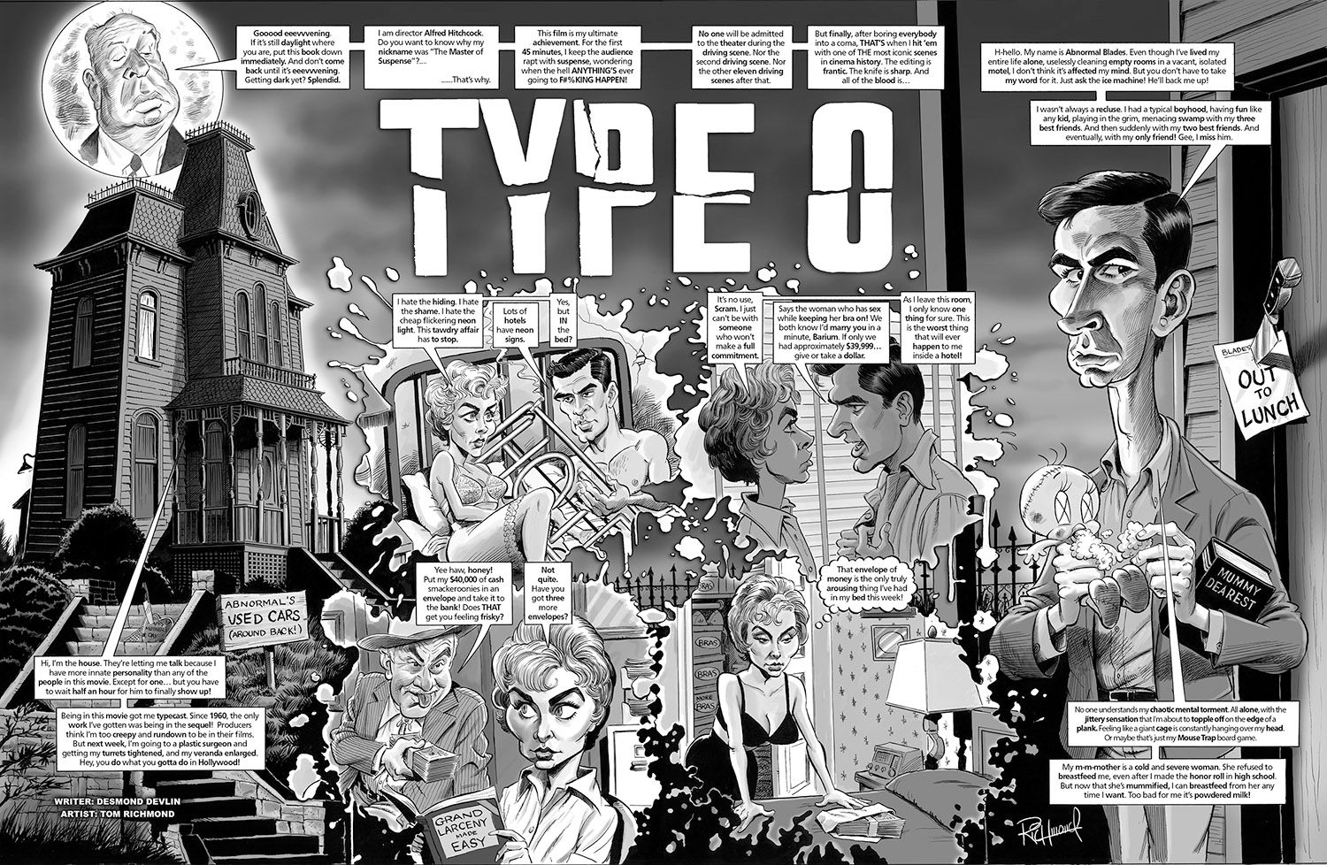 Desmond Devlin on X: @MickGarrisPM Here's a fourth face of Norman Bates,  in CLAPTRAP, the book of new parodies of classic films by two MAD Magazine  guys. (MAD doesn't publish 'em anymore