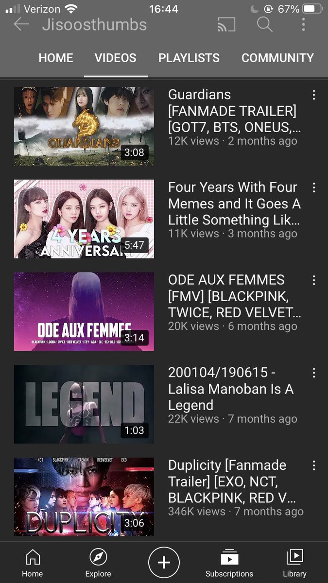 10. This channel is more on the creative and original content with Blackpink plus other groups. But they are still a pretty wholesome channel.Channel: Jisoosthumbs