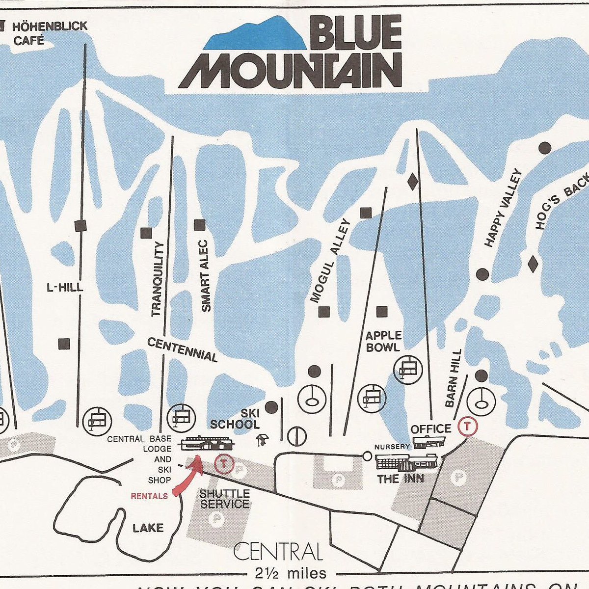 Apparent wasn't called Blue at one point, but since it's been  @BlueMtnResort, this has been the logo. Thanks,  @j_petznick!