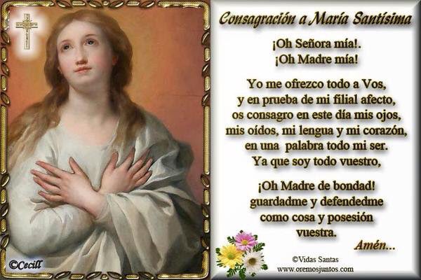 marthabtz's tweet photo. Consagración a María Santísima https://t.co/HTuPaLHuji
