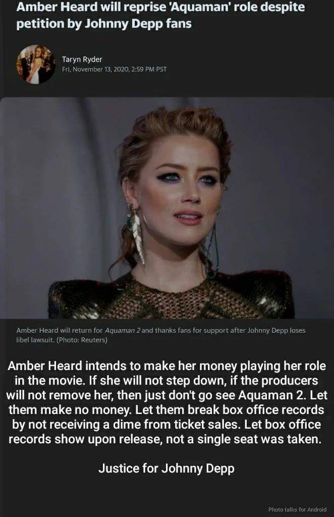 #JusticeForJohnnyDepp