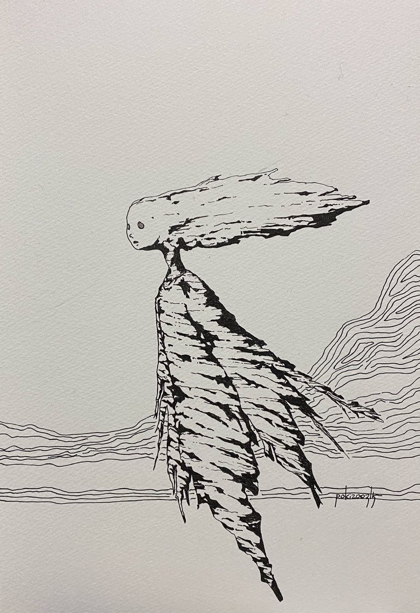 @tofurevolution Thank you for tagging, Dan @danthesith !
I'm drawing imaginary creatures that may be somewhere. In addition to those that resemble real birds and animals, there are also ghosts, spirits, and monsters. 