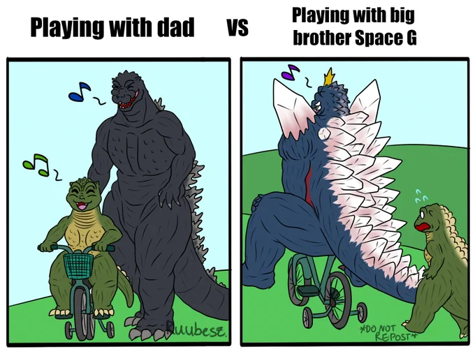 More Heisei Family!
Sometimes, Space G can... have his moments...
#Godzilla #ゴジラ #gojira 