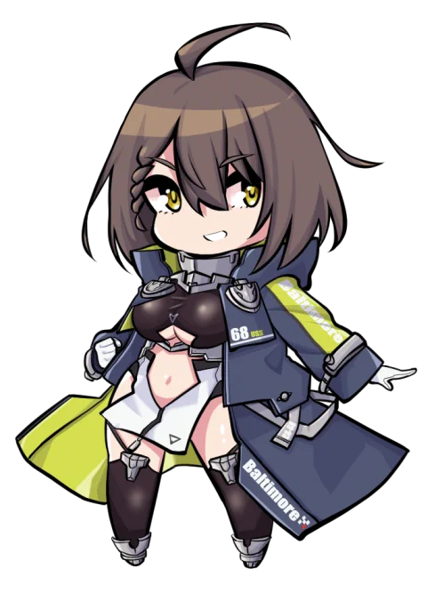 大小のボルチモア
#アズールレーン 