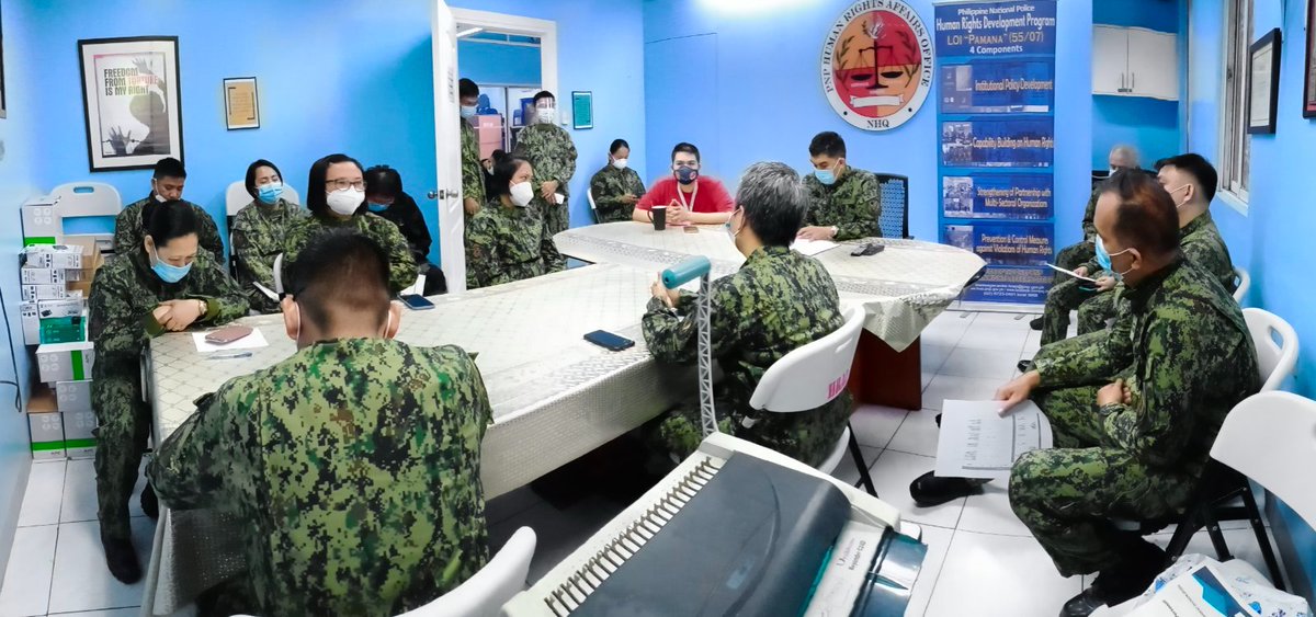pnphrao's tweet photo. PMAJ EDGAR P PABLICO, AdmO conducted PICE and information dissemination to the HRAO personnel on November 17, 2020 at HRAO Conference Room, Legal Service Bldg., Camp BGen Rafael T Crame, Quezon City. https://t.co/kgQHgxaxTE