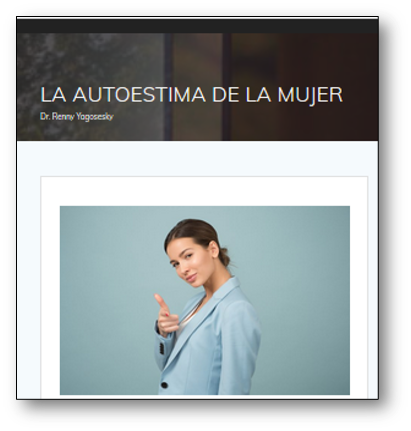 DoctorRenny's tweet photo. Te invito a leer mi artículo LA AUTOESTIMA DE LA MUJER https://t.co/JuNhberl18

#webdoctorrenny https://t.co/apu5sBGN8B