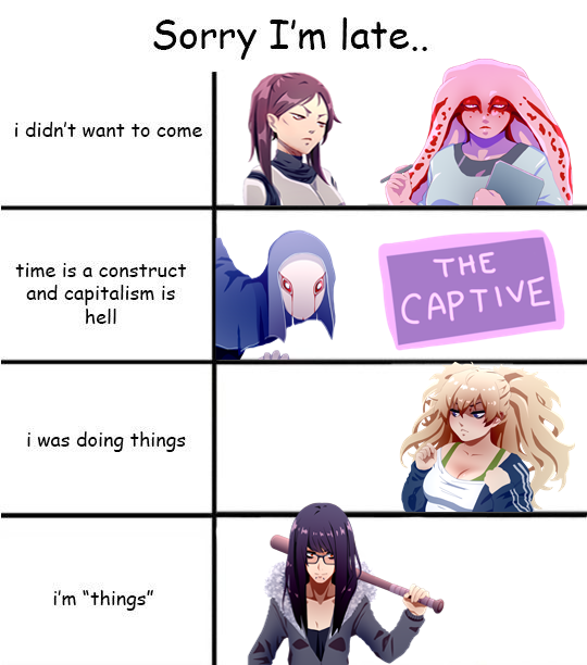 Cryoslight's tweet photo. Back at it again with the raunchy memes. I swear I'm working on the actual game too.
#vnlink #vndev #TheSixthPrison #LavenderLink #HerSign https://t.co/ByTZRITt9N