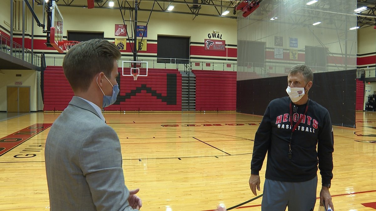It was the first day of basketball practice for Wichita schools. How it went, and what's different this year, coming up on #KAKENews