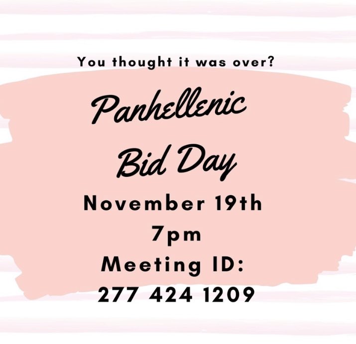 Join us for Bid Day this Thursday! ✨