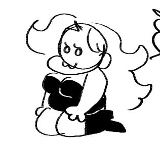 literally how am i supposed to give my family drawings as christmas presents when all of my art looks like this 