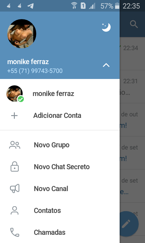 Sabrina38436677's tweet photo. Telegrama vou criar um grupo agora add aí https://t.co/Nm7DSDg8vX