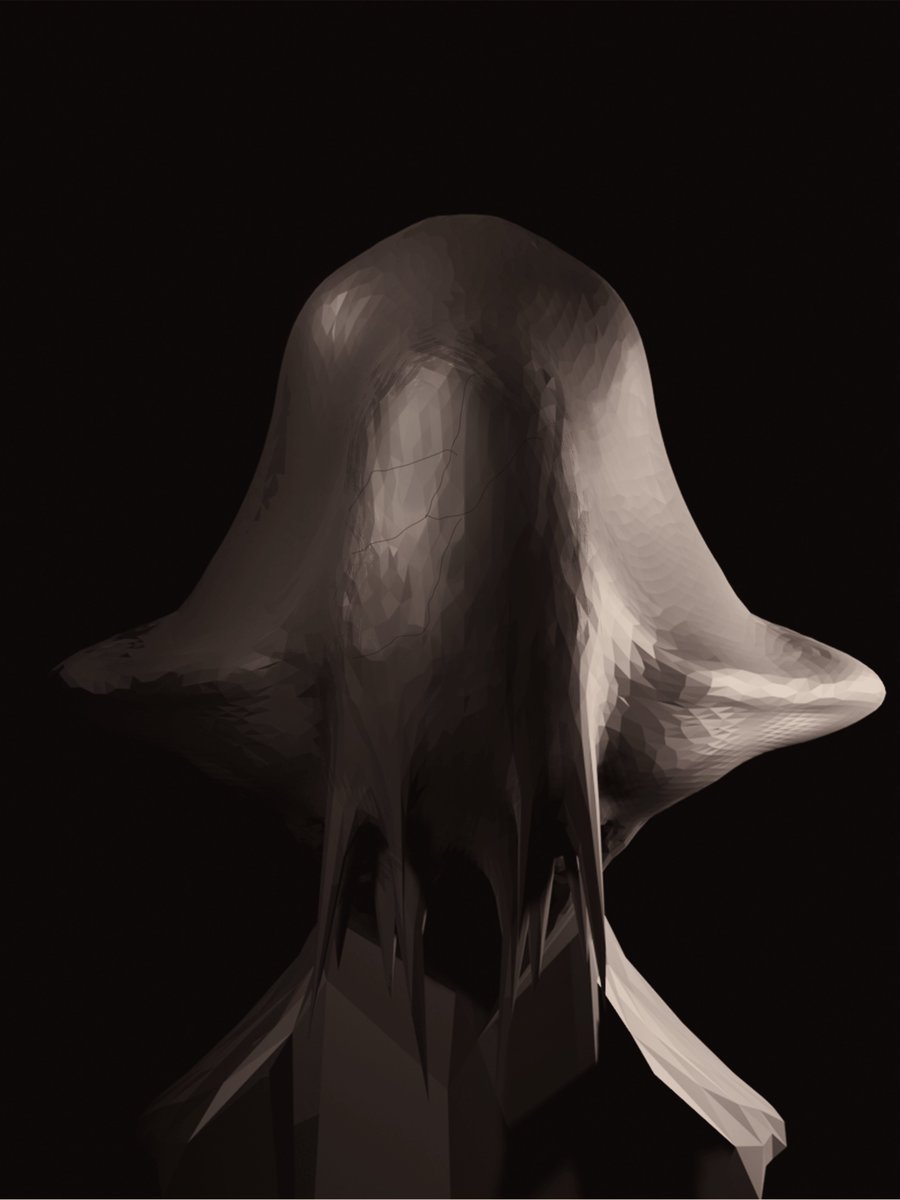 tengooses's tweet photo. First time trying out 3d
.
.
.
.
.
.
.
#art #horror #digitalart #characterdesign #conceptart  #creaturedesign #digitalpainting #fantasyart #fantasycharacter #fantasycreature #fantasy #horror #HorrorArt #Photoshop #portrait #scary #scarycreature #creatureconcept #3dart #3D https://t.co/rJHsFN9B7s