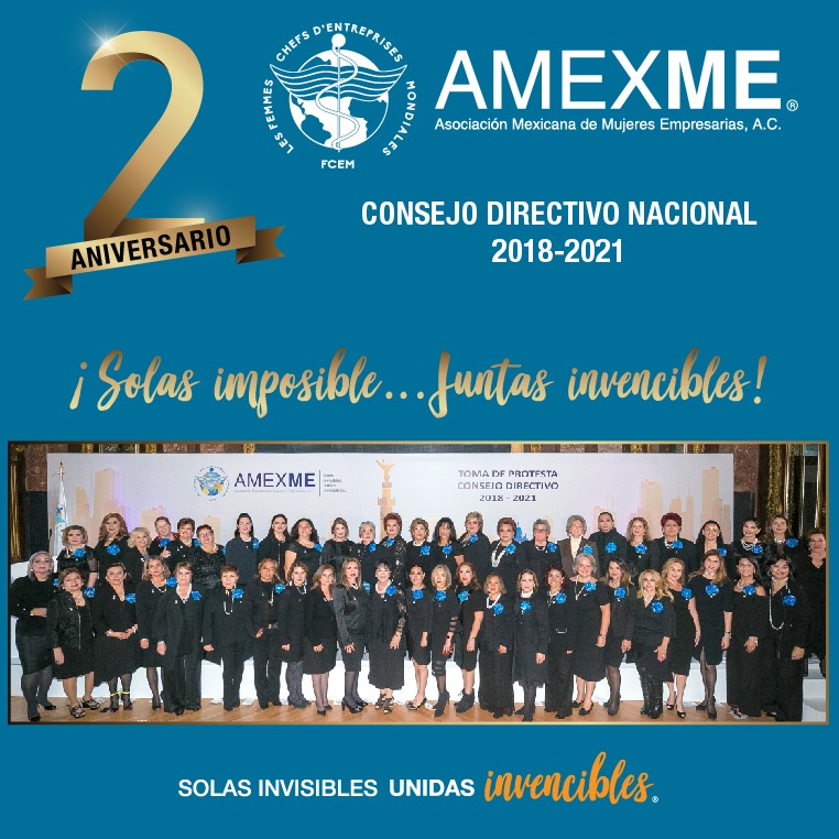 El día de hoy 16 de noviembre estamos cumpliendo 2 años de trabajo del Consejo Directivo #AMEXME 2018 - 2021. Dos años de tener el honor de encabezar y liderar esta increíble organización. ¡Tenemos mucho que celebrar! #SoyYSomosAMEXME <a href="/LuceroCabrales/">Lucero Cabrales</a>
