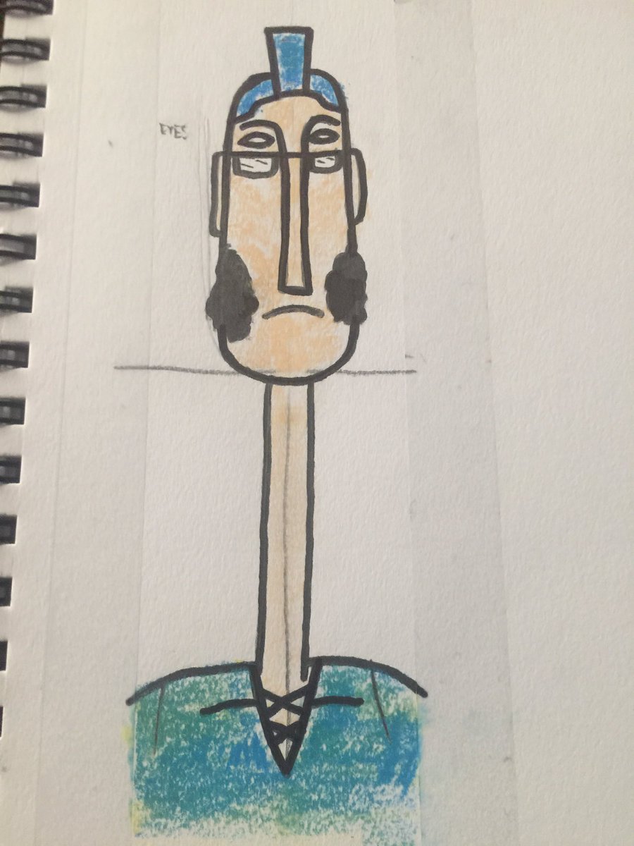JackMacTweets06's tweet photo. Drew @JonnyEthco in the Amadeo Modigliani style during art class and I really don’t know how to feel about it. #neebsgaming #drawing #appsro https://t.co/4NE4ZSsNJT
