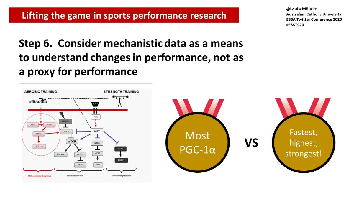 8/10 A whole bunch of factors in blood and muscle explain how we respond to exercise. They can illuminate our understanding and position our papers in good journals. But there are no medals for being the athlete with the best alphabet soup!  #ECSSTC20