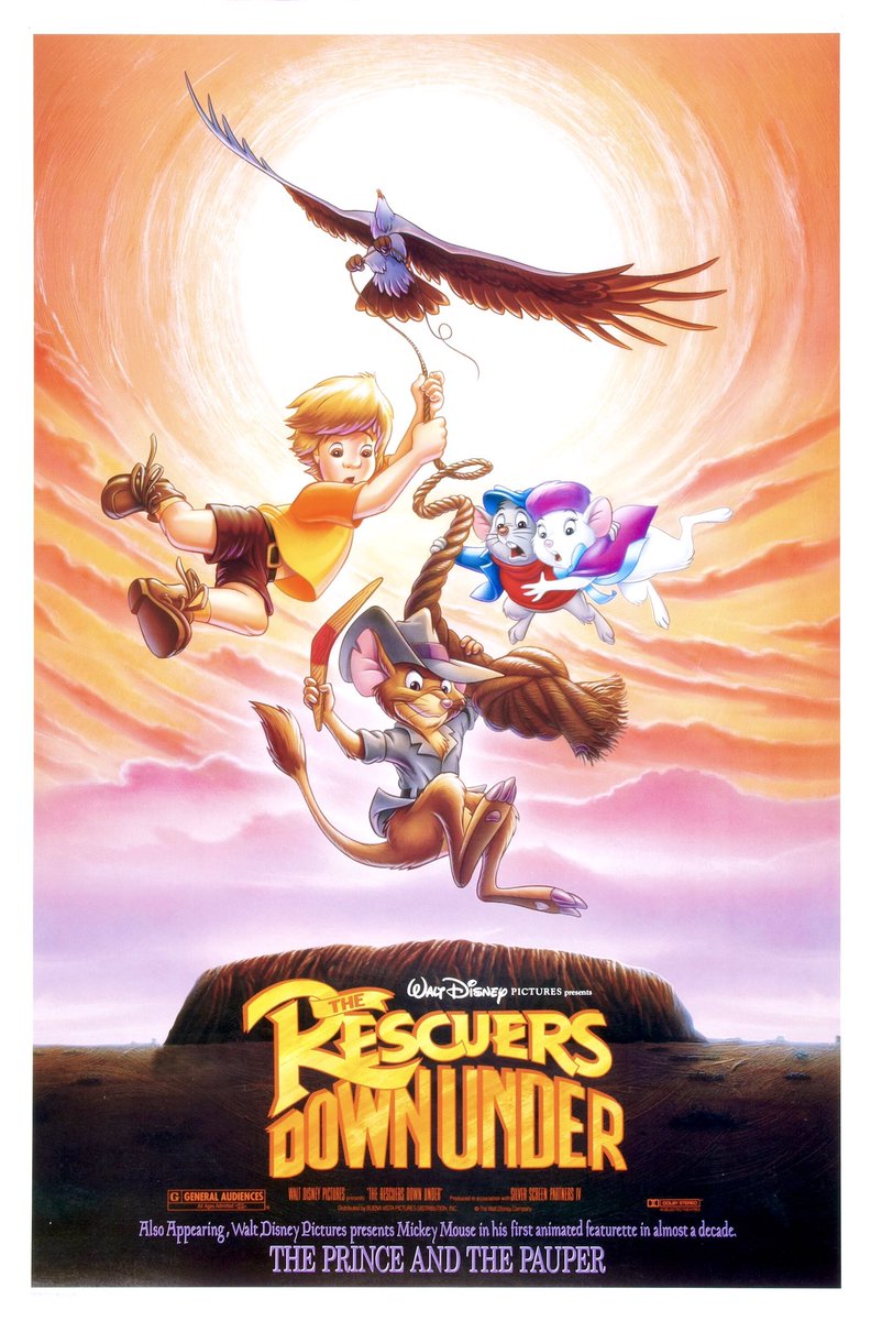 FilmNewsNos's tweet photo. 🎬MOVIE HISTORY: 30 years ago today, November 16, 1990, the movie ‘The Rescuers Down Under’ opened in theaters!
#BobNewhart #EvaGabor #JohnCandy #AdamRyen #GeorgeCScott #FrankWelker #TristanRogers #PeterFirth #WayneRobson #DouglasSeale #RussiTaylor #BernardFox @Disney #Disney https://t.co/5HG26zVPDI