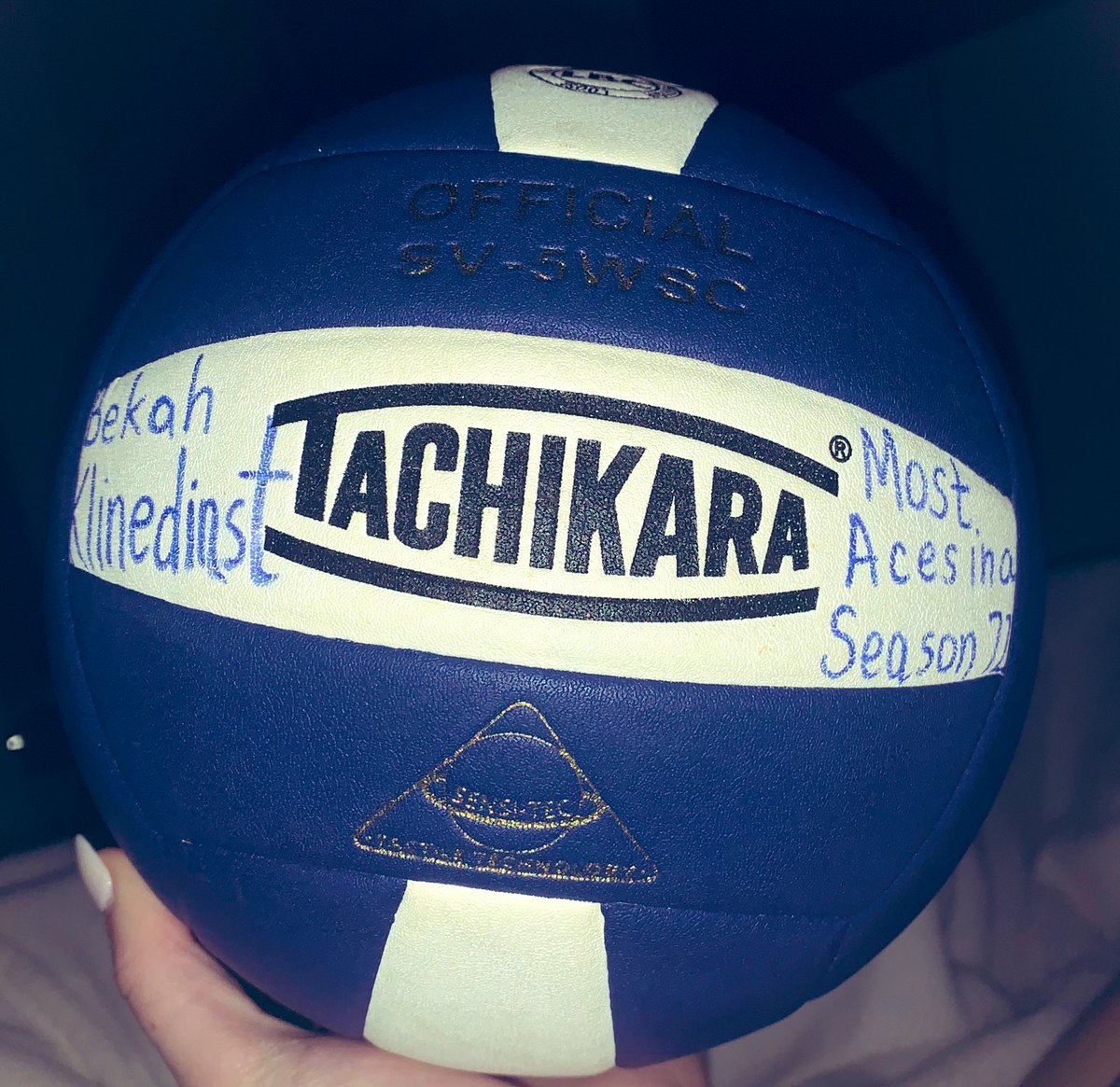 EHS_WVBall's tweet photo. Bekah Klinedinst Most Aces in a Season: 72 #getaced https://t.co/s0gRGh5s8q