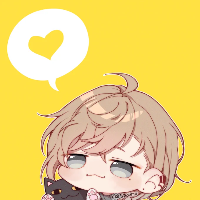 Let me post this here too. An adorable Kanakana to make your day at least better 🥺💕...babu
#かな絵 
