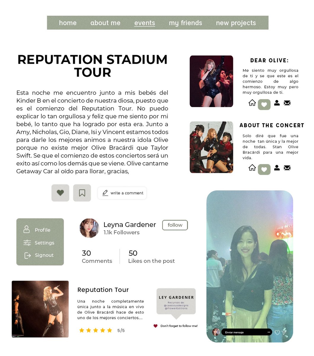 byEternite's tweet photo. ⠀⠀ © 𝗕𝗶𝘁𝗮́𝗰𝗼𝗿𝗮 𝗱𝗲 𝗟𝗲𝘆𝗻𝗮.
⠀⠀ 𝗏𝗂𝖺 @𝖻𝗒𝖦𝗂𝖺𝗅𝗅𝗈 · #ReputationTourOB

No tengo palabras para explicar el orgullo que siento por mi bebé Olive, no sean bobos y asistan a las demás fechas de este bello tour. Stan Reputation. Stan Olive Bracárdi. https://t.co/rU1zTMp5xu