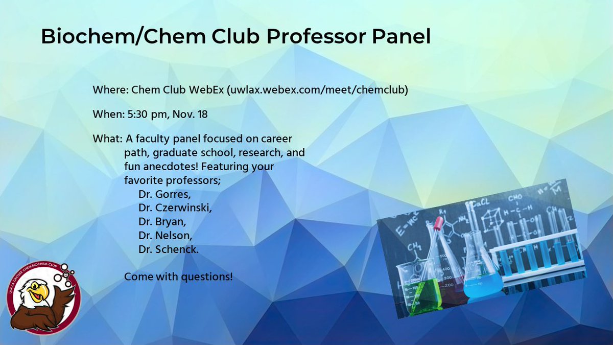UWL Chem-BioChem Club tweet media