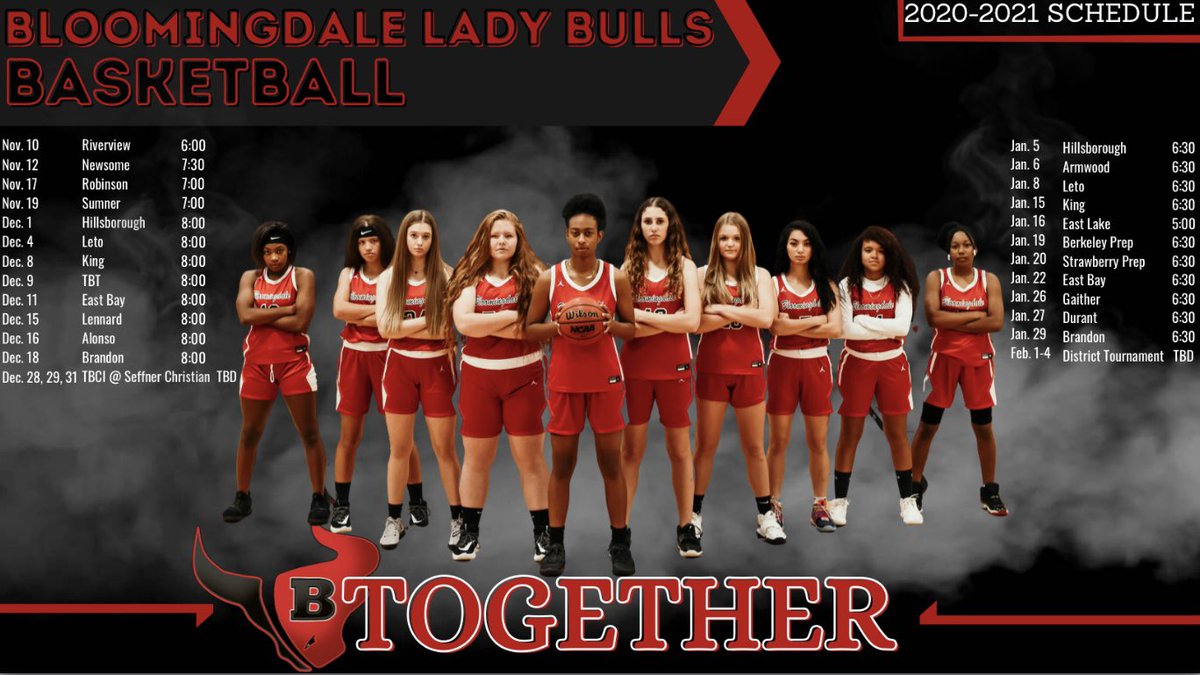 Bdalegirlsbball's tweet photo. Regular season begins tomorrow.  We are ready to go through this journey #together https://t.co/dkM8ODKqXK