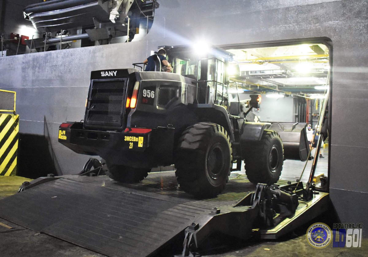 atty_edarevalo's tweet photo. The AFP has shifted to massive relief distribution &amp; rehabilitation operations. Gen Gilbert Gapay mobilized all sea, air, &amp; land assets—lifting tons of relief goods, construction materials,  heavy engineering equipment for storm devastated areas. #AFPYouCanTrust https://t.co/mWwITnZDb9