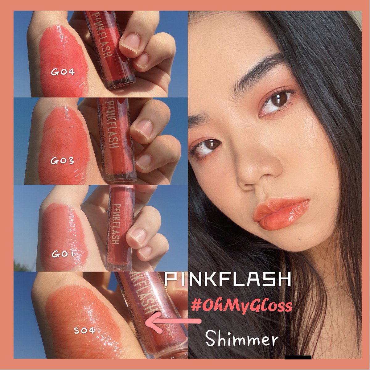 PINKFLASHMAKEUP's tweet photo. Sirin say #S04 is her favorite color

Cause this color let her lips like orange juice🍹🍹

What about You，Guys？

#pinkflash #pinkflashmakeup #makeup #OhMyPinkflash https://t.co/wxjcbVWooV