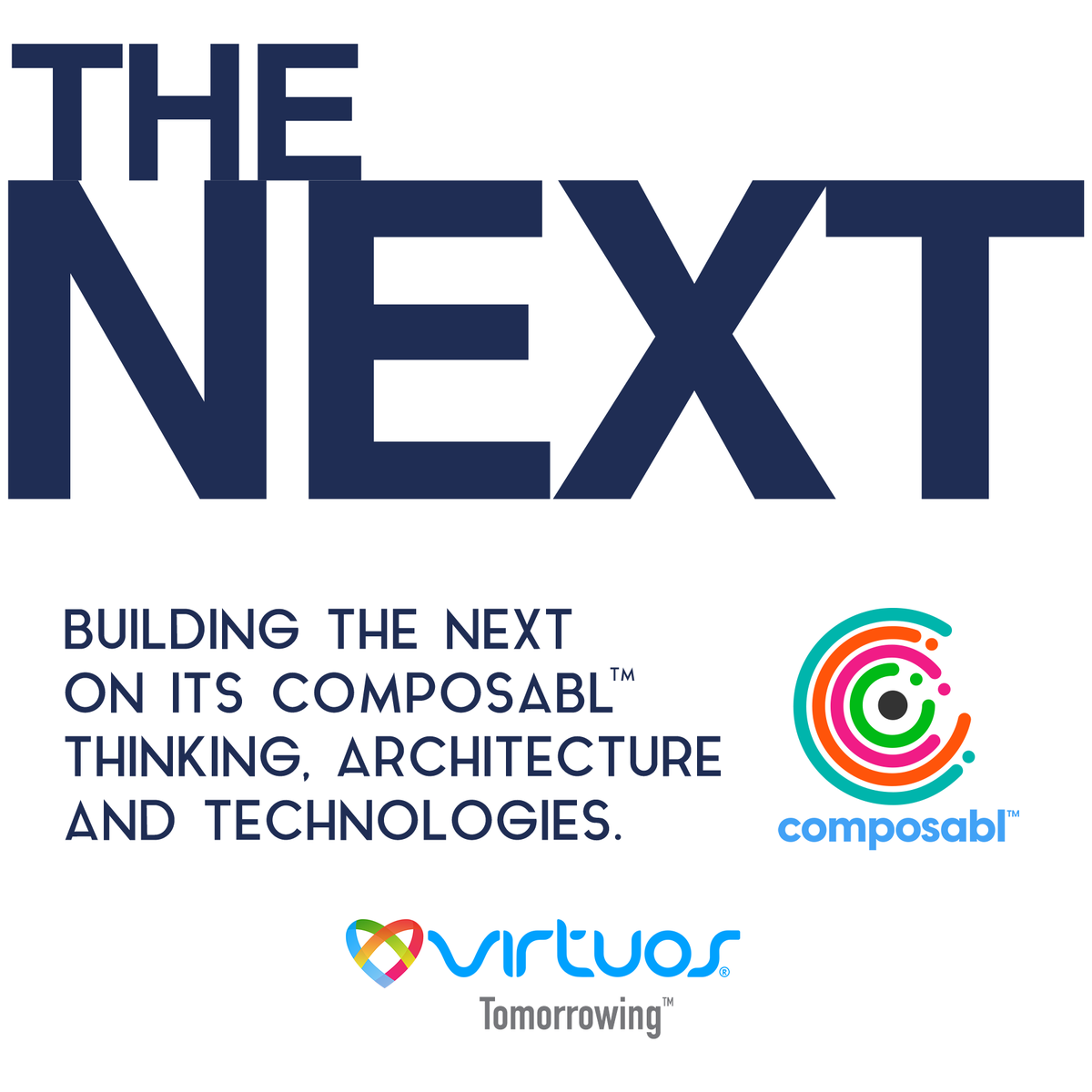 venkyvijay's tweet photo. I am quite excited to build our NEXT VISION to be a Composabl Company with:
#Composabl Thinking
Composabl Business Architecture
Composabl Technologies.
Join me at #Tomorrowing Session on 9 Dec 2020 from 10 AM to see the Next New of Virtuos. https://t.co/lQtNjwjIaj