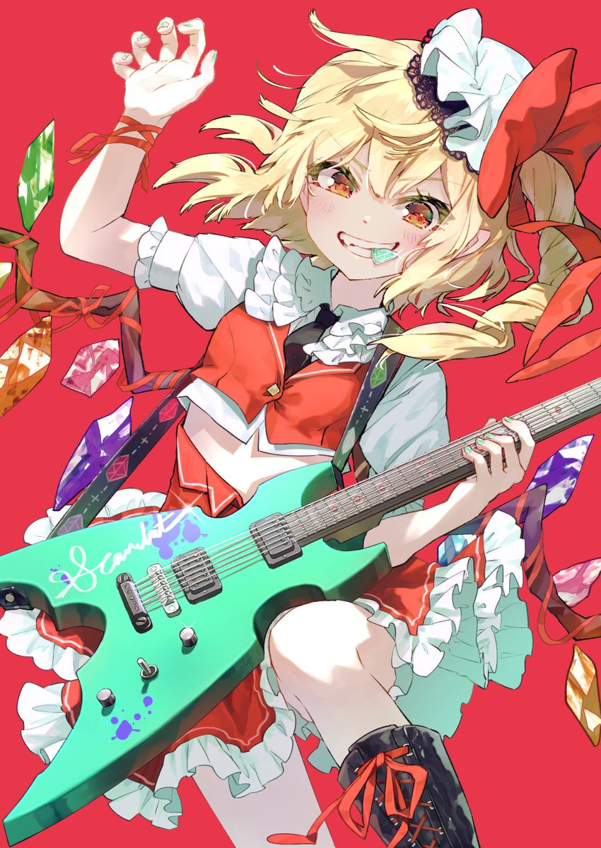 フランドール・スカーレット 「??? 」|syuri22🍣例大祭 あ02abのイラスト