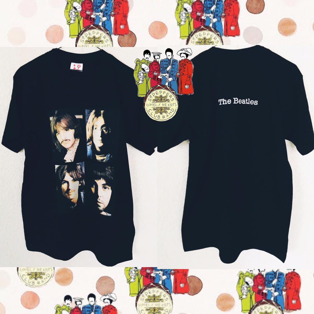 JohnnyMclenn's tweet photo. $150.00 MXN
#playerasestampadas de los Beatles en talla MEDIANA son 100% algodón. Su medida son 45 cm de ancho y 73 cm de largo.
#SargentoPimientaStore
#CDMX
#Novedad #beatlesshopmx #beatlesshop #beatleshop #beatlesshopping #thebeatles #johnlennon #paulmccartney #beatles https://t.co/QHPLzNZ5Cc