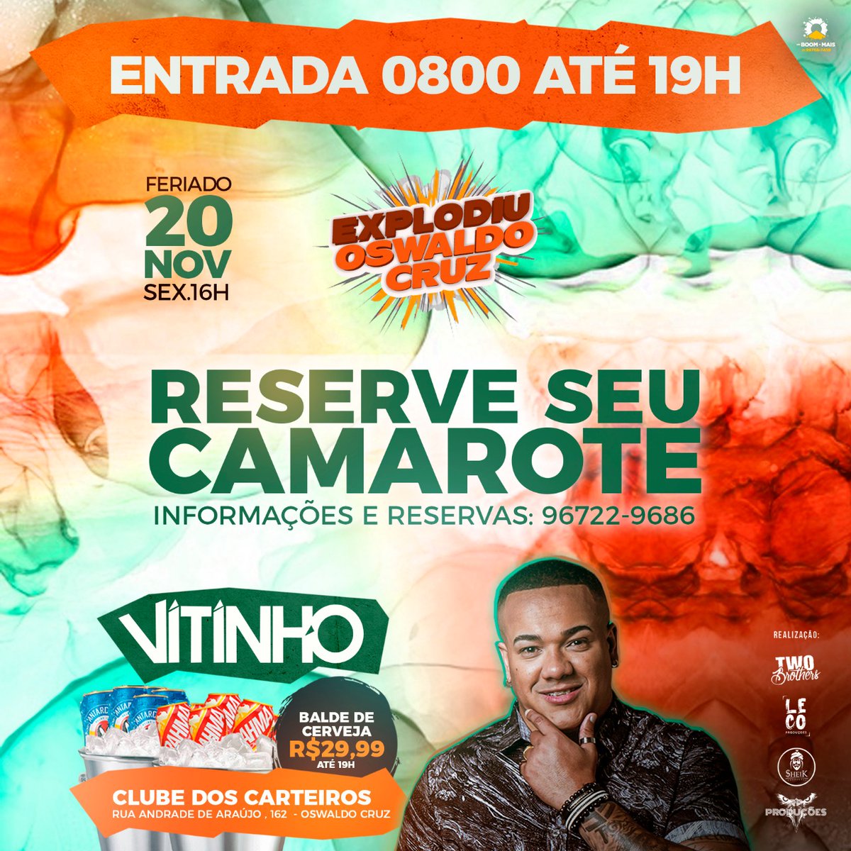 RoninhoPortella's tweet photo. Reserve já seu camarote, Estão se esgotando, Depois não diz q não avisei , Vem que #Explodiuu @nega_negaaaa @alvesddadu @aleesouza2019 @021Leco @_ThayMonteiroo @DJDloficial @andre_luiz2211 @Mayalice96 @_camiladox @px__larissinha @eumariaaana @niquevn @JonathanHiago3 @Caiowqs https://t.co/sSove6MY4U