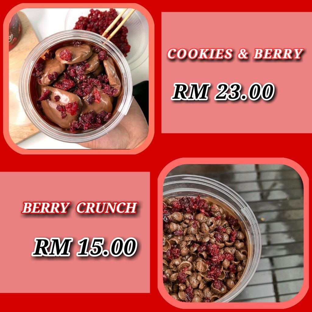 Cheq_Huda's tweet photo. Pagi2 sambil buat keja 👩‍💻 atau dok belajar tu 📚📖 dapat pulak benda yg manis macam nie..🍪🍫 Best jugak ehh ? 🤔🤩🤤 Dapatlah hilangkan stress kita sikit ! 🥰 #frunchie #cookiesberry #crunchberry #cranberrycookies #cookiesviral #cookiesleleh #setcombolebihjimat https://t.co/MzDeWdxVTw