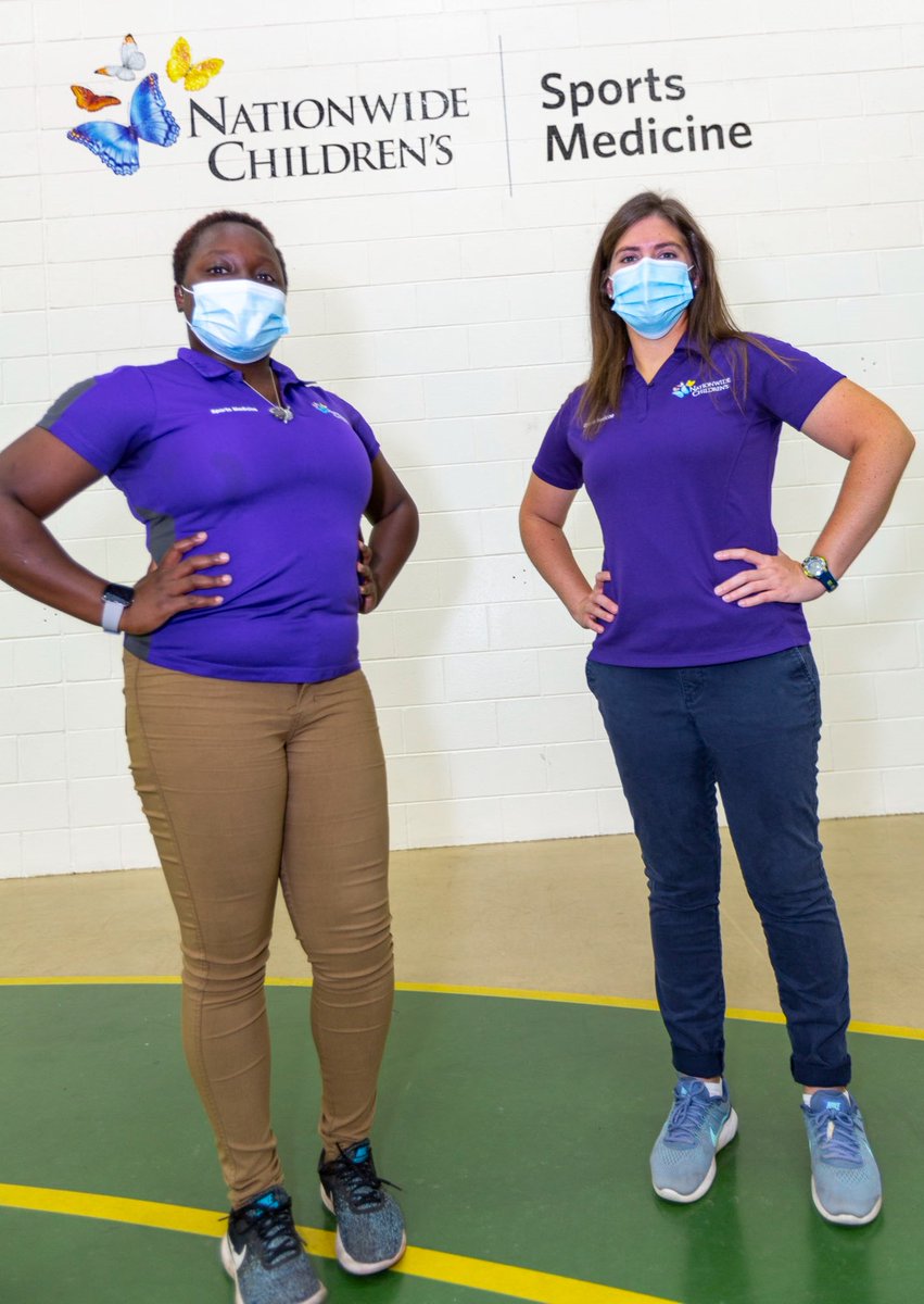 ReynSchools's tweet photo. Meet Regina Hunter (L) and Liz Horton (R), certified athletic trainers for RCS and members of the sports medicine team at @nationwidekids school-based health clinic! Learn more at https://t.co/oSjB3EP8t1. #REYNPRoud https://t.co/ol3TRMdaLK