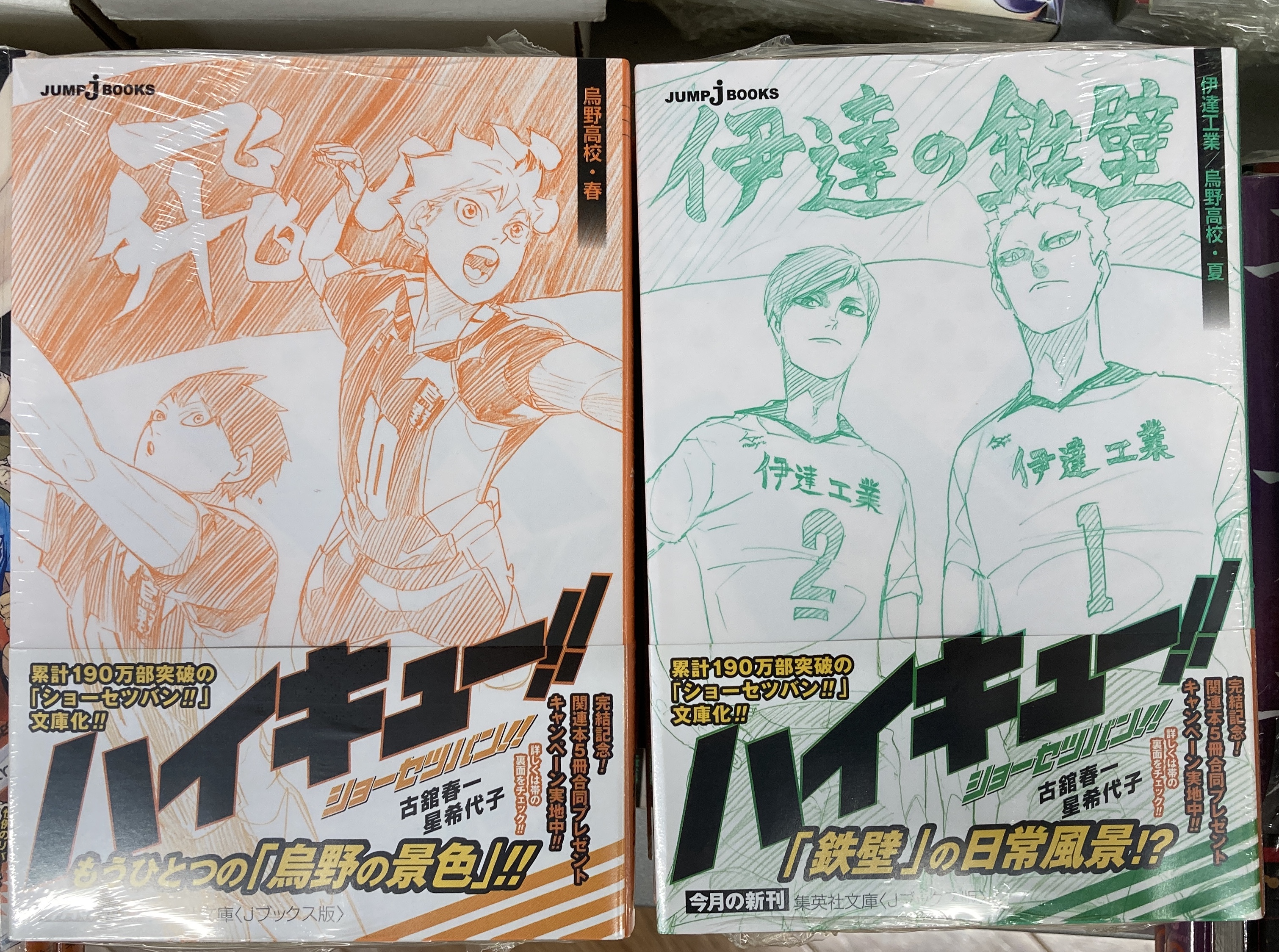 アニメイト松本パルコ 書籍入荷情報７ ハイキュー ショーセツバン 烏野高校 春 ハイキュー ショーセツバン 伊達工業 烏野高校 夏 入荷 連動購入特典はa4クリアファイルズラ T Co Qrnbkyoxvt Twitter
