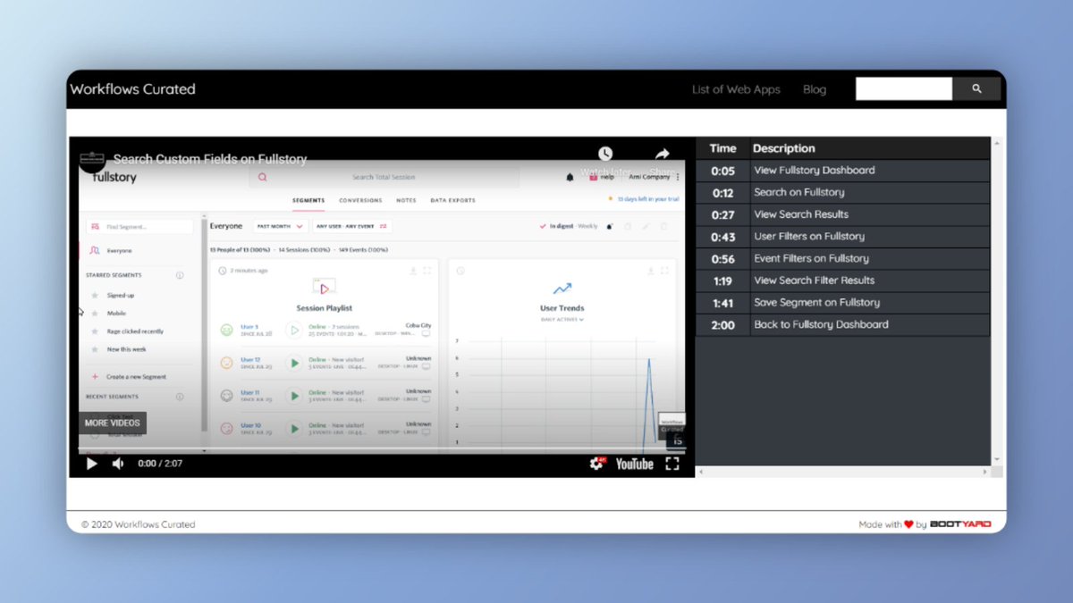 WCurated's tweet photo. Learn how the details of their UX design by observing their workflows.

We’ve documented Fullstory workflow on https://t.co/2uTMQba7Gy https://t.co/6gm5s2SA9T