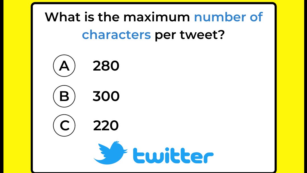 What is the maximum number of characters per tweet?

#knowthingsindigital #twittermemes #twittermarketing #tweets #TwitterUpdate #businesscoachingskills 
#digitalmarketing #digitalmarketingquiz #socialmediamarketing #igtv #instagramtools #instagramquiz #instagramknowledge