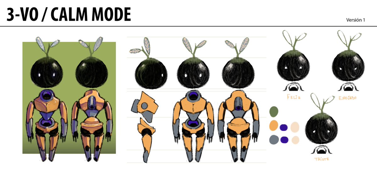 KamuiHand's tweet photo. Worked on a #characterdesign #characterdesignchallenge #characterdesigncourse some time ago (for #Domestika) and invented a #seed #alien that needed a #roboticbody to move around and colonize other worlds.
Love both of them <3
#cd #cdcourse https://t.co/JUvF1XkrPA