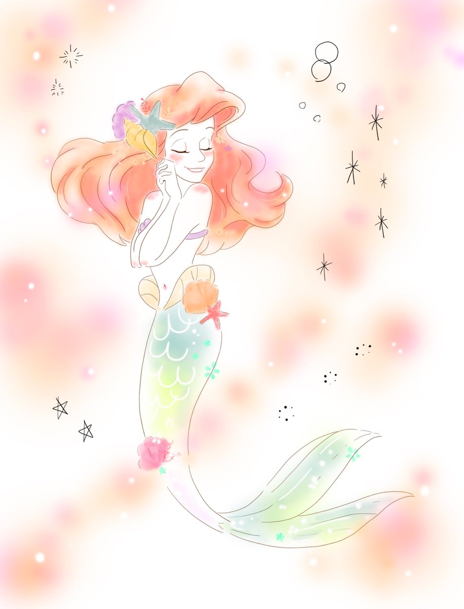 Rio イラストレーター アリエル アリエル リトルマーメイド ディズニーイラスト ディズニー