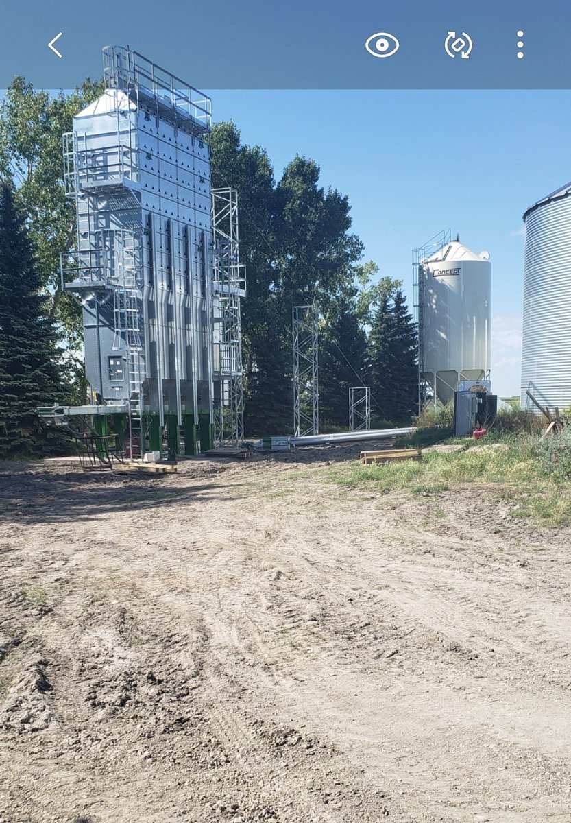 devinryanfarms's tweet photo. @landon707 @RonKrahn @ColinMartel91 @OOrsak @GrainBinDirect @farmerjim79 We set up to fill our wet bin from some existing 4207, to keep dryer running during rain delays. Go direct to 1825 wet bin during harvest. https://t.co/vhSaAgoJSw