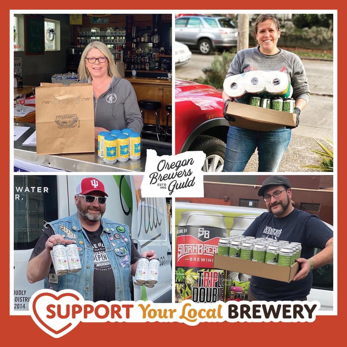 Oregoncraftbeer's tweet photo. #oregoncraftbeer will be required to cease all dining &amp; drinking starting Wed. for a min 2 weeks (4 in Multnomah ) Stop by your favorite brewery today to help support - and keep checking here for updates on who will be offering take out and delivery options! #supportlocal https://t.co/UsZguGuAxT