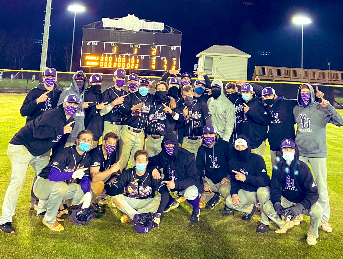 YHCBaseball's tweet photo. Black Magic wins the series and breaks Purple Reigns dominance of a possible 4 peat! Walk off win in the bottom of the 9th! #RARE https://t.co/2RX2BBxZ8Z