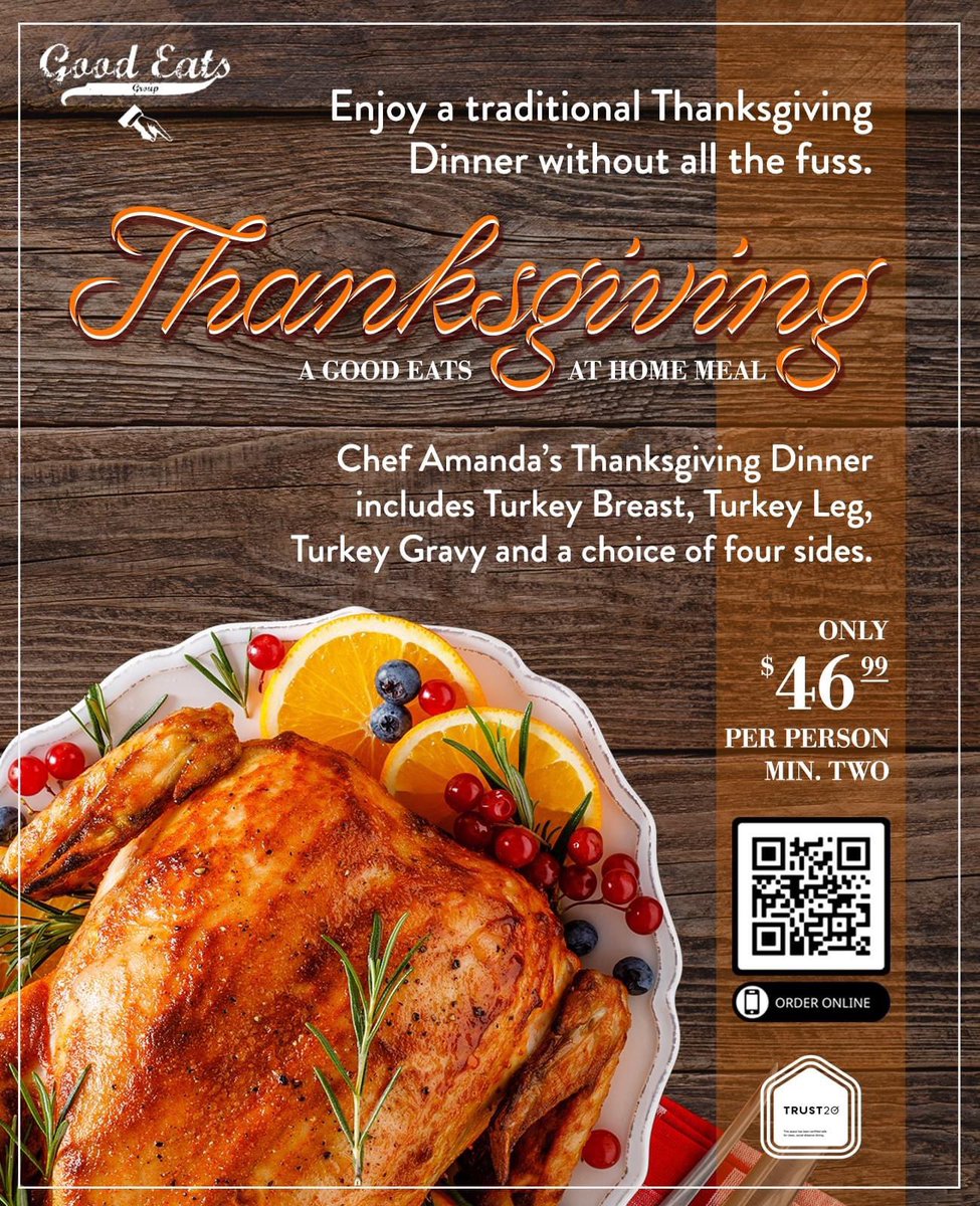 SocialeChi's tweet photo. @MPCJosh @FirehouseRstrnt Count us in! Support and love from our neighbors really means so much to us and all neighborhood restaurants during these rough times. A HUGE THANK YOU from our Good Eats Group family! 🍴❤️ #TurkeyDayTakeout https://t.co/fTjI8fmg4R