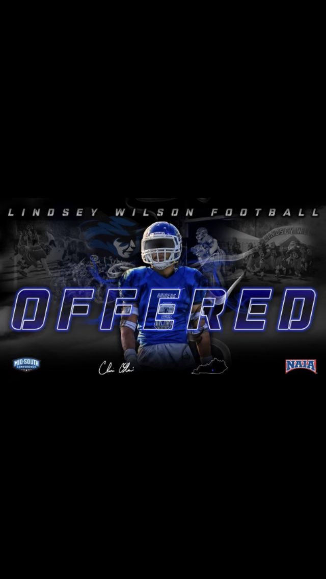 JoshuaMyrick11's tweet photo. Just got off the phone with @CoachAmbroseLWC  I am very grateful to receive a scholarship offer to Lindsey Wilson College. Extremely blessed! @LWC_Football @CornerJacketsFB @rusty_rouse @AL5AFootball #BlueRaid https://t.co/W3mF5SdHm5