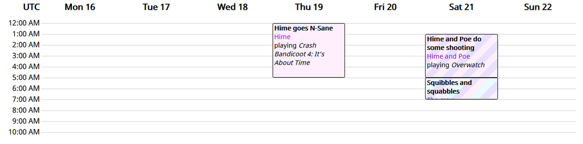 hime_bell's tweet photo. SCHEDULE'S UP!
SCHEDULE'S UP! https://t.co/gcynbsJEwv