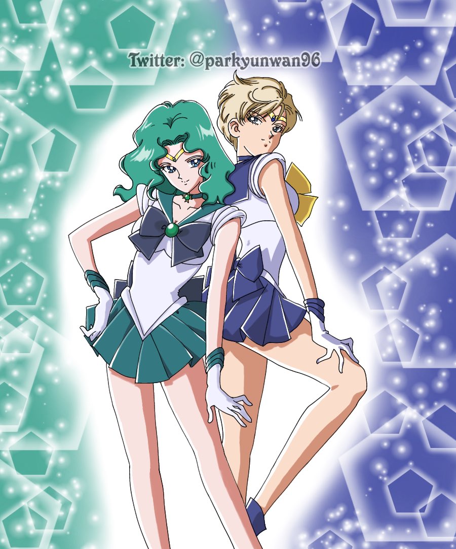 Tuấn Anh Trần Akimototakumi Sailor Uranus Sailor Neptune Best Couple Ever Sailormoon Fanart Sailoruranus Sailorneptune Kaiohmichiru Tenohharuka Naokotakeuchi セーラーネプチューン セーラーウラヌス 美少女戦士セーラームーン